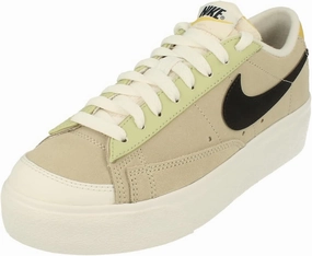 Nike Womens Blazer Platform Trainers DQ0884 Sneakers Shoes (UK 8 US 10.5 EU 42.5, Light Stone Off Noir 100)