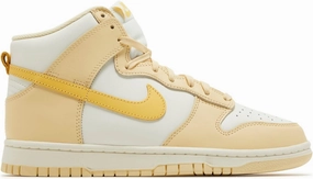 Nike Womens Dunk High Pale Vanilla/Topaz Gold-Sail Size 5.5