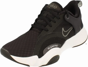 Nike Womens Superrep GO 2 Running Trainers CZ0612 Sneakers Shoes (UK 4 US 6.5 EU 37.5, Black Metallic Dark Grey White 010)