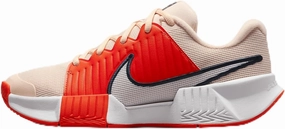Nike Zoom Challenge Women's Pickleball Shoes (FQ4155-801, Crimson Tint/Total Crimson/White) Size 9