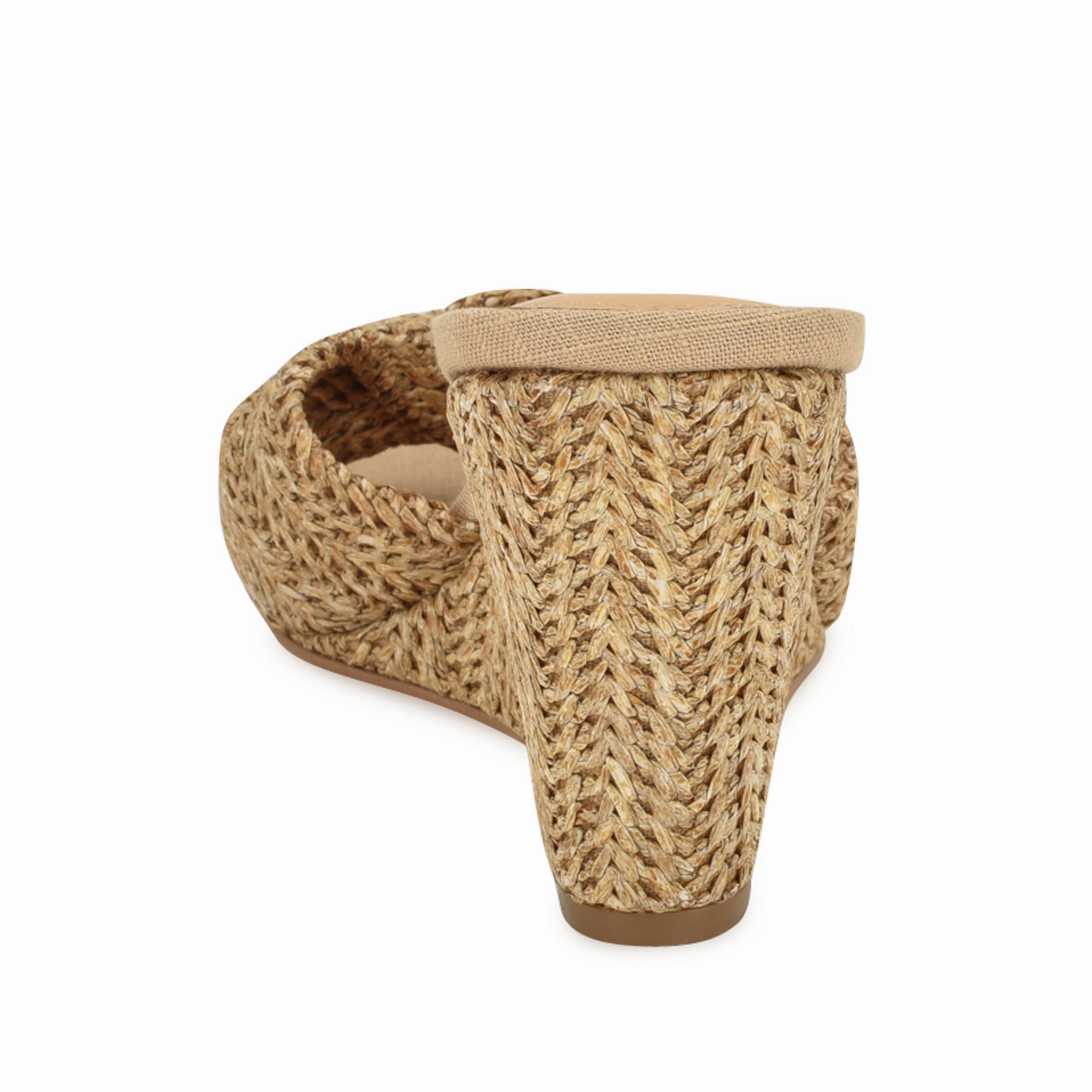 Nikhil Twist Wedge Sandals