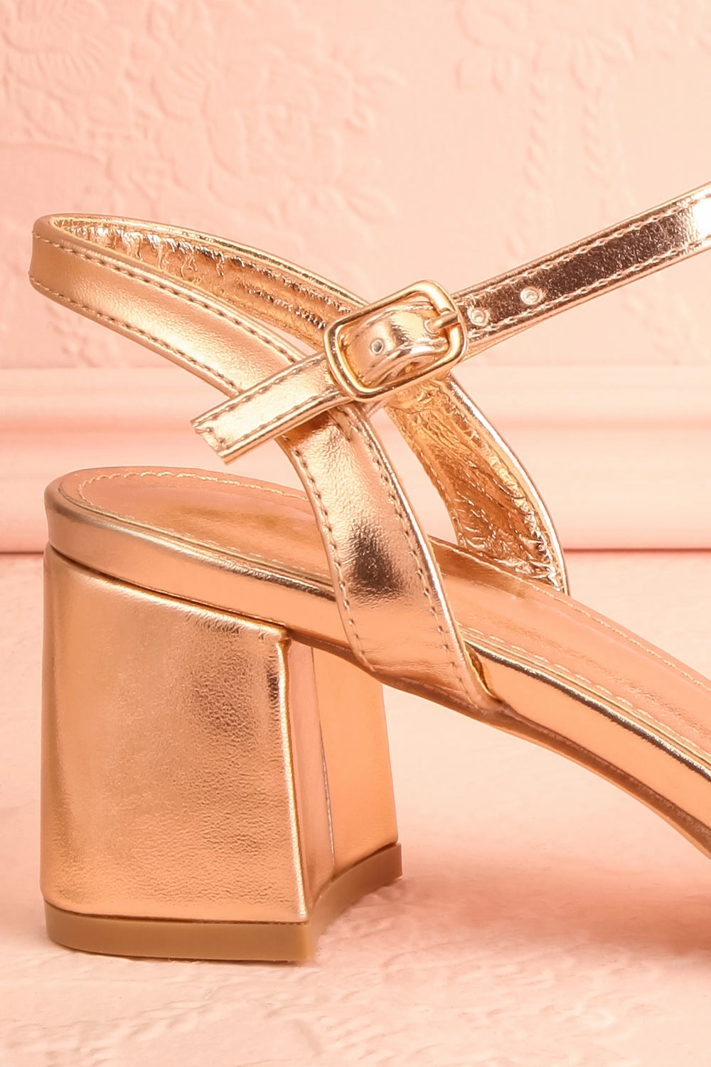 Nycole Rose Gold | High-Heels w/ Ankle Strap