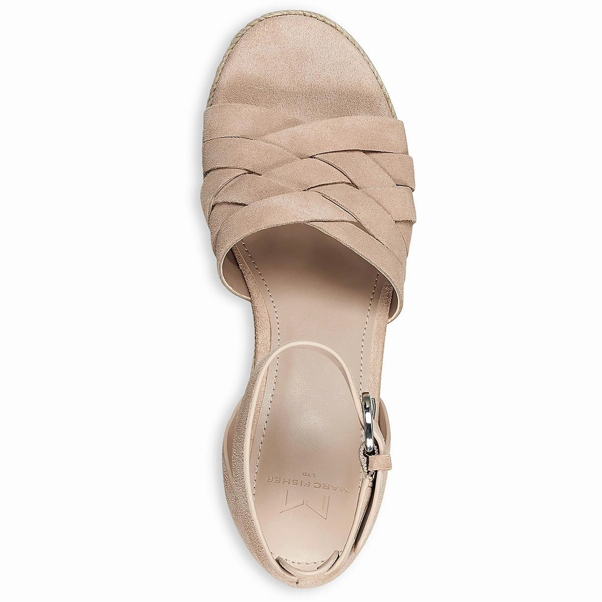 Oaten Womens Suede Ankle Strap Block Heel