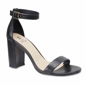 Odyssey Heel in Black Leather