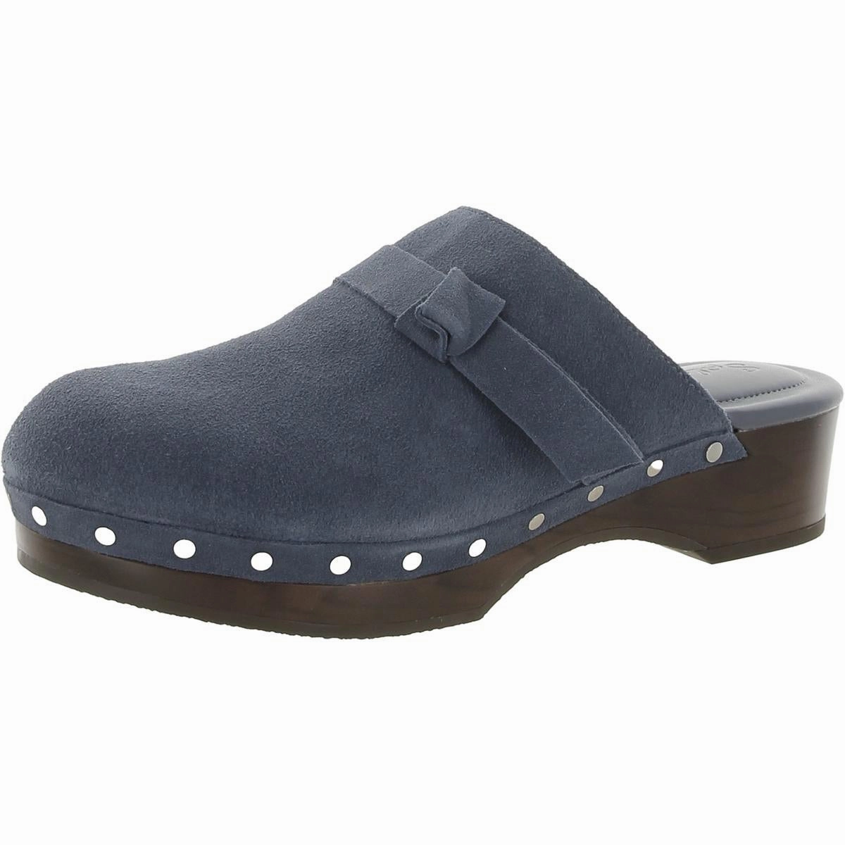 Olive Womens Suede Mule Mule Sandals