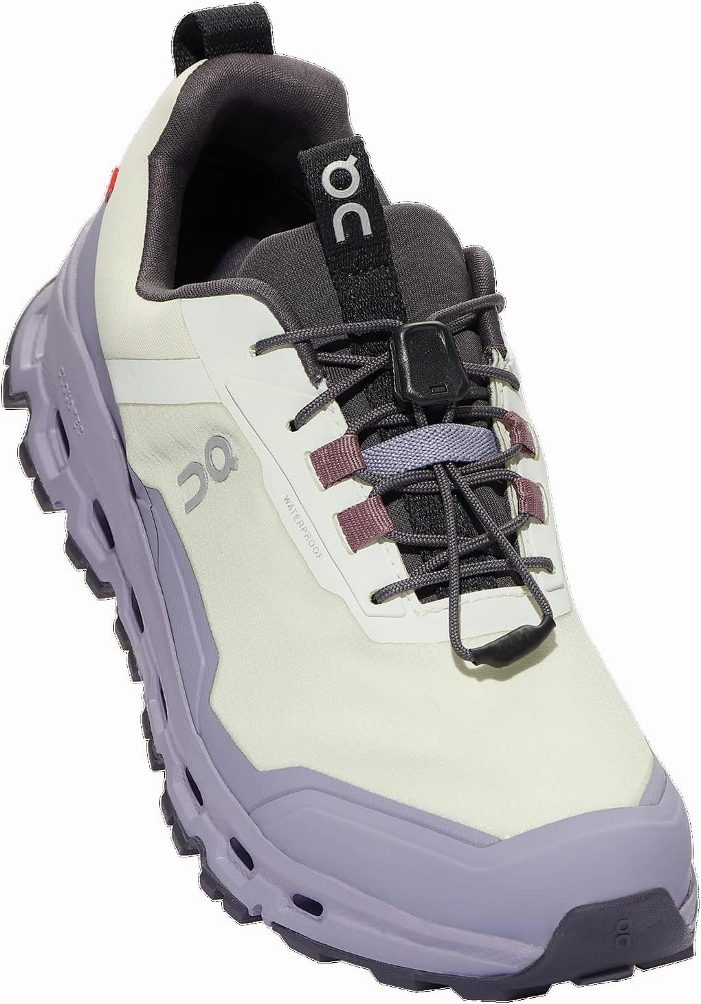 On Cloudhero Waterproof - Boys' Grade School Casual Running Shoes (Aloe/Feather)