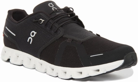 On Running Cloud 5 In Black White For Men