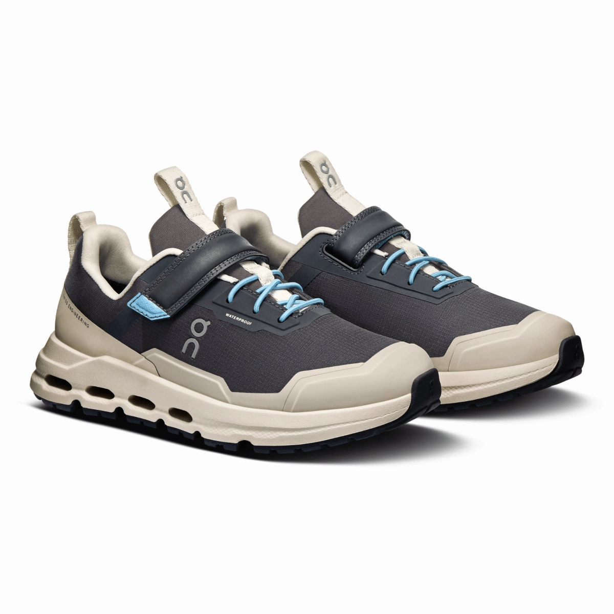 On Running Kid's (Preschool) Cloudhero Waterproof Eclipse/Pearl