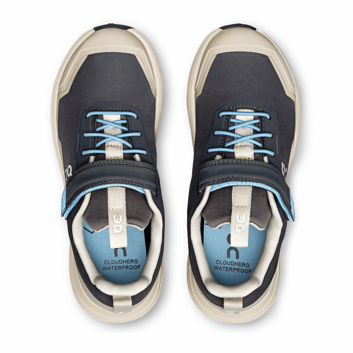 On Running Kid's (Preschool) Cloudhero Waterproof Eclipse/Pearl
