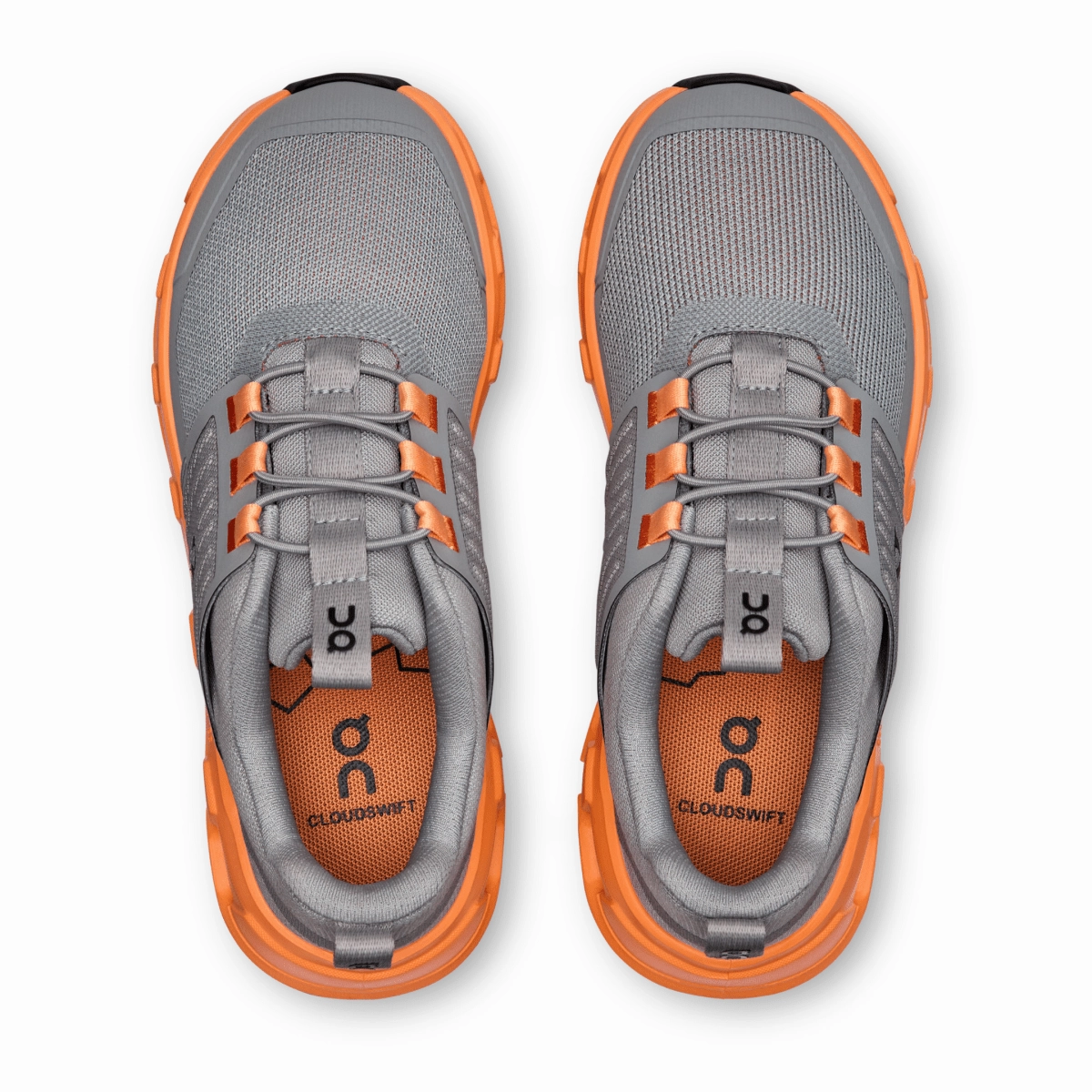 On Running Kid's (Preschool) Cloudswift Alloy/Tangerine