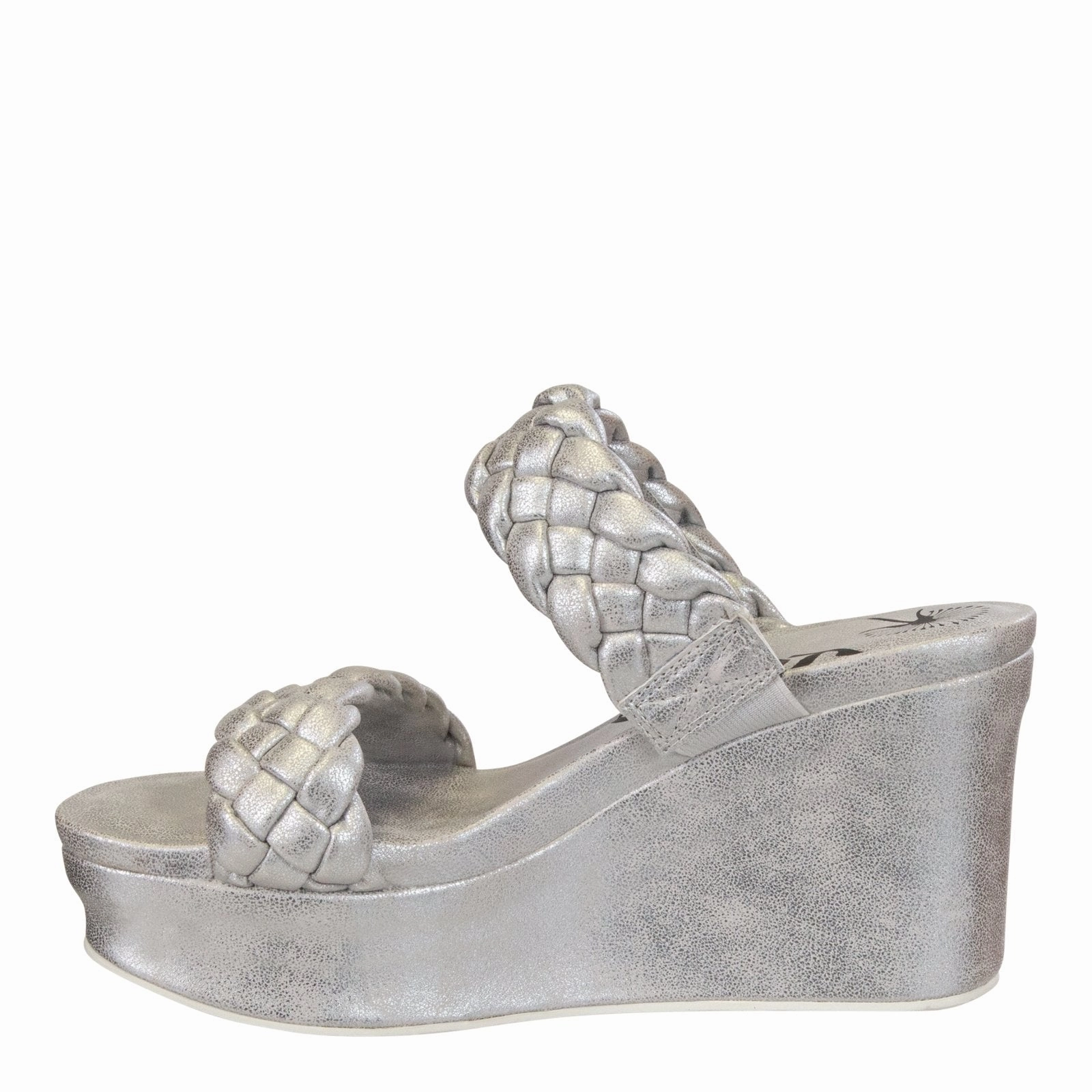 OTBT: Fluent in SILVER Wedge Sandals