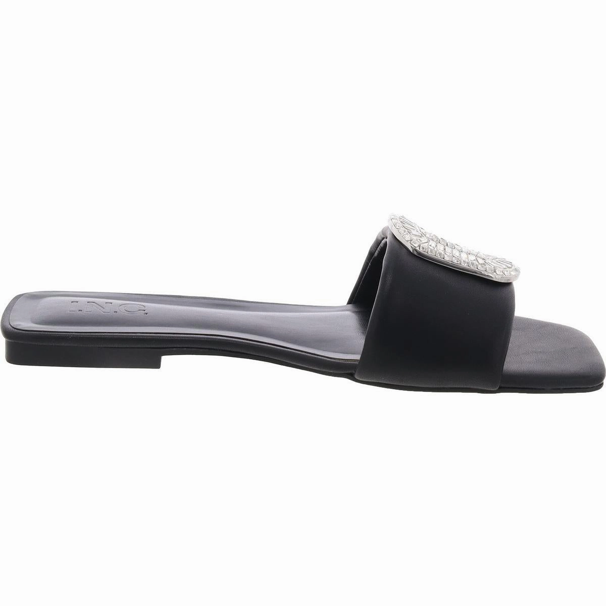 Paden Womens Embellished Manmade Slide Sandals