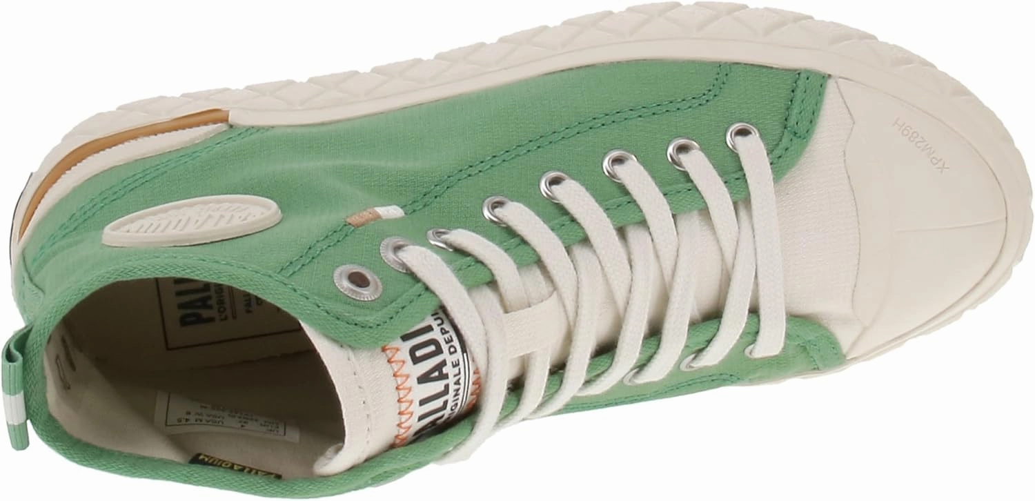 Palladium Unisex Palla Ace Mid Organic Canvas Lace Up Sneaker