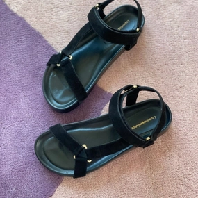 PEACE suede - Black