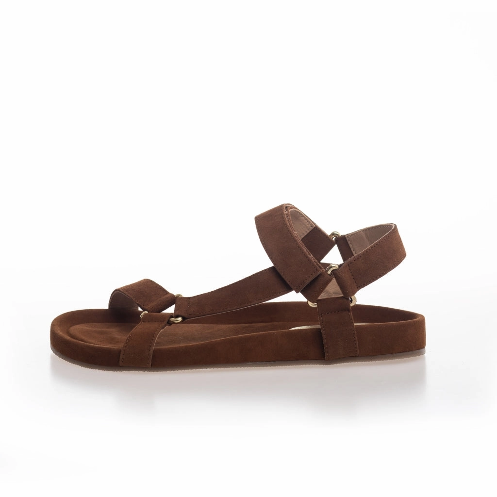 PEACE suede - Cognac