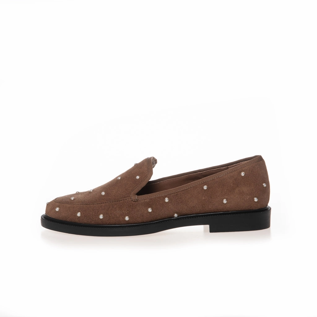 PEARL LOVERS SUEDE - CAPPUCCINO
