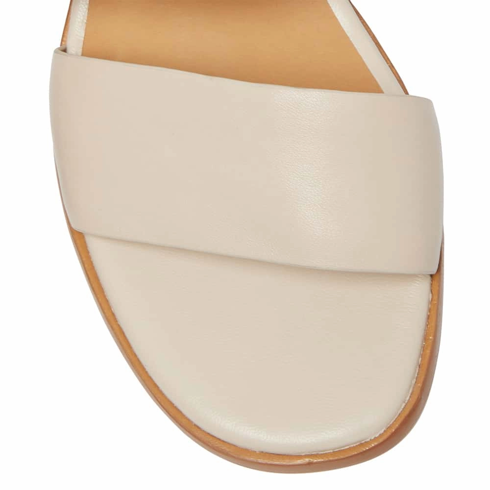 Percy Heel in Nude Leather