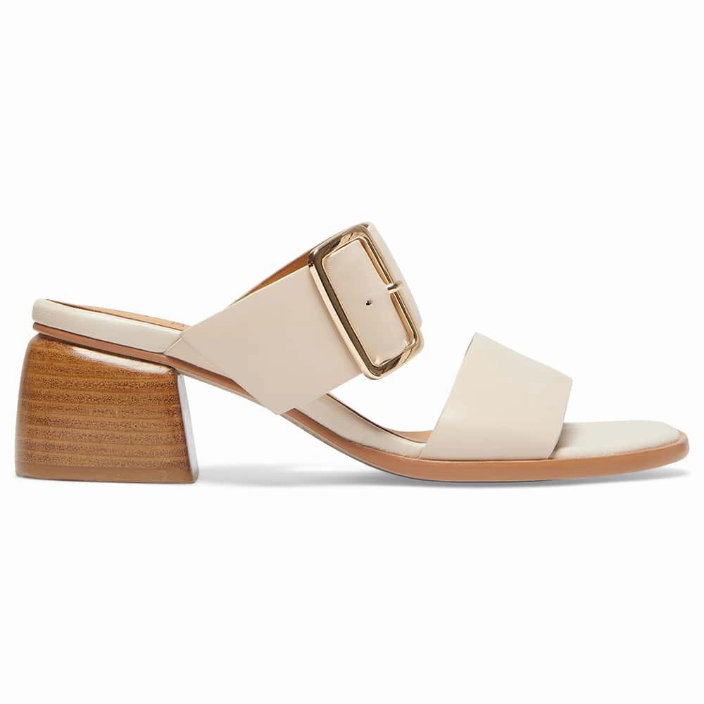 Percy Heel in Nude Leather
