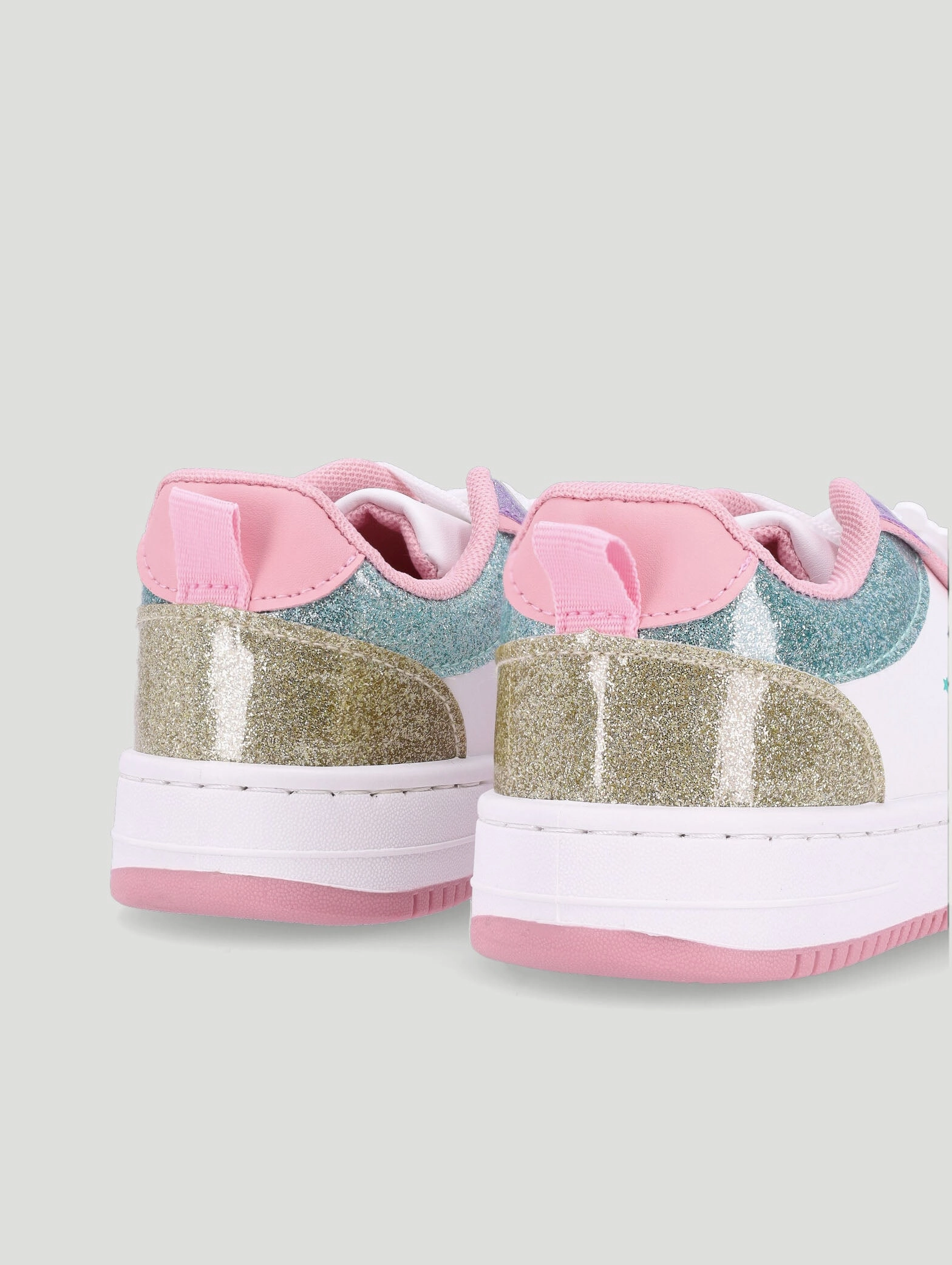 Pre-Girls Glitter Court Sneaker - Multi