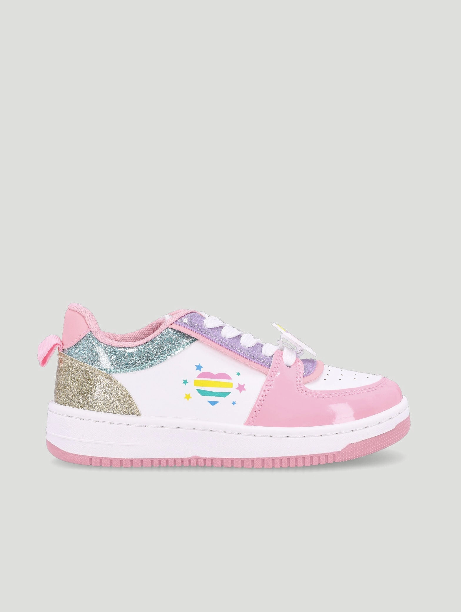 Pre-Girls Glitter Court Sneaker - Multi