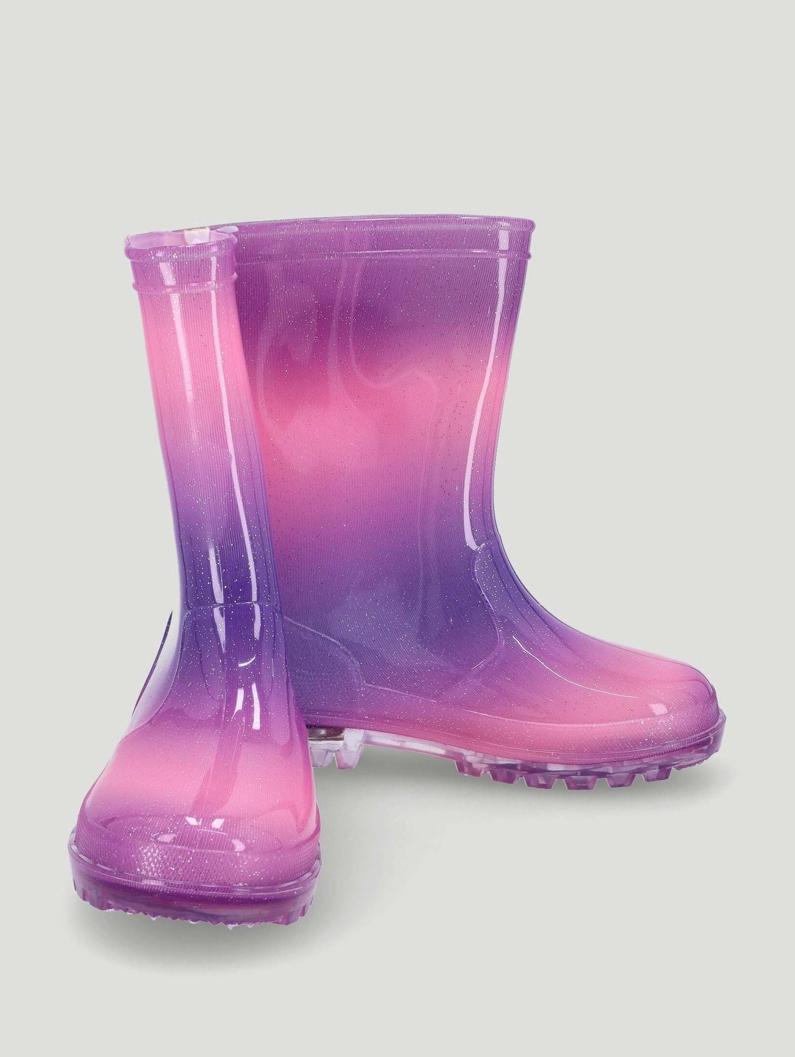 Pre-Girls Light-Up Wellington Boots - Lilac