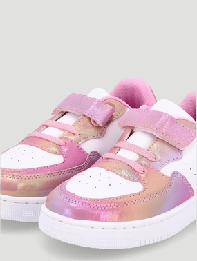 Pre-Girls Rainbow Court Sneaker - Multi