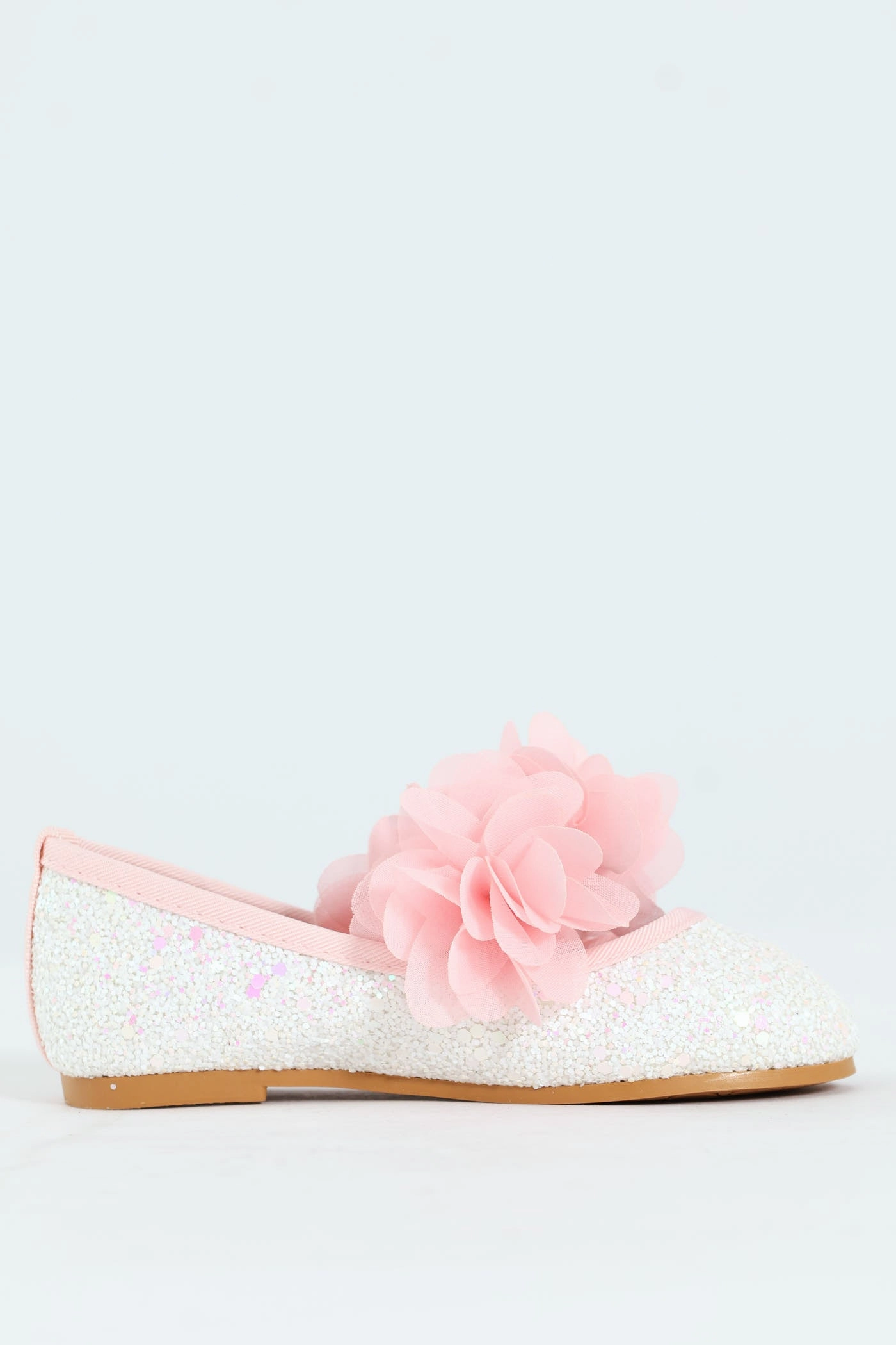 Pre-Girls Rainbow Glitter Uni Pump