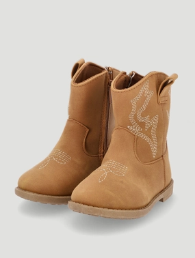 Pre-Girls Western Boot - Tan