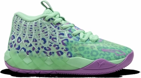 PUMA Kids Boys Mb.01 Alien Safari Basketball Sneakers Shoes - Green