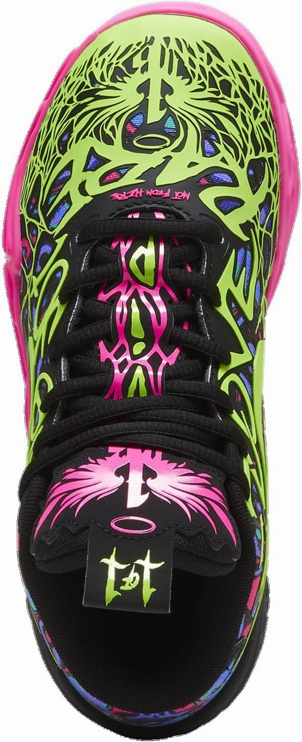 Puma MB4 Heem - Boys' Grade School (Black/Luminous Pink/Electric Lime)