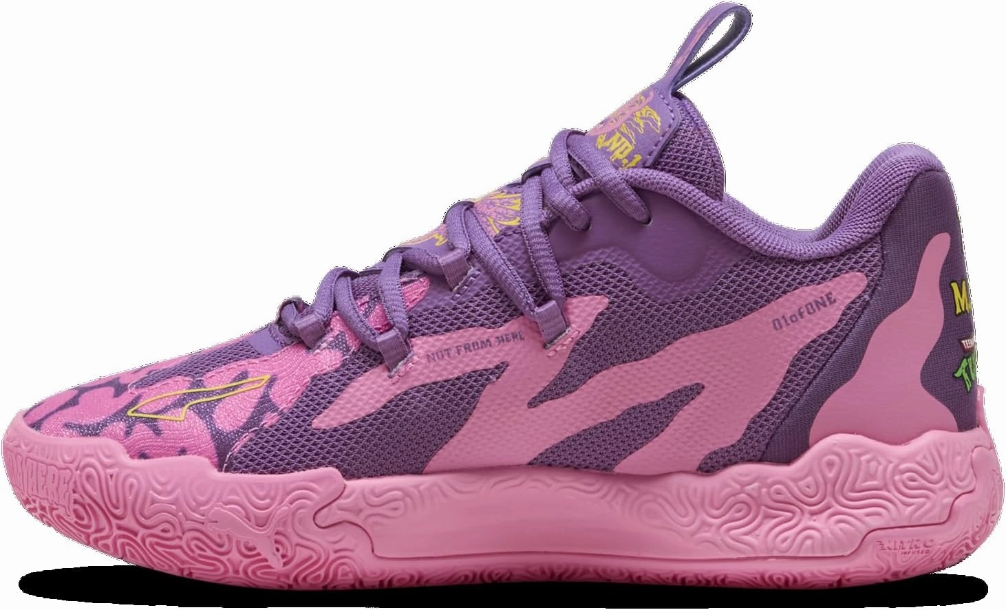 Puma MB.03 Low TMNT Krang - Boys' Grade School (Purple/Pink)