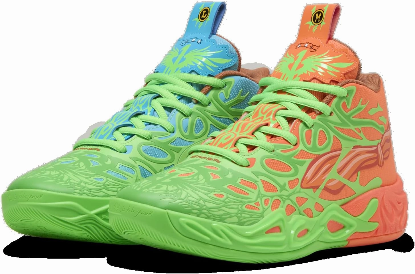 Puma MB.04 TMNT L&M - Boys' Grade School (Green/Green)
