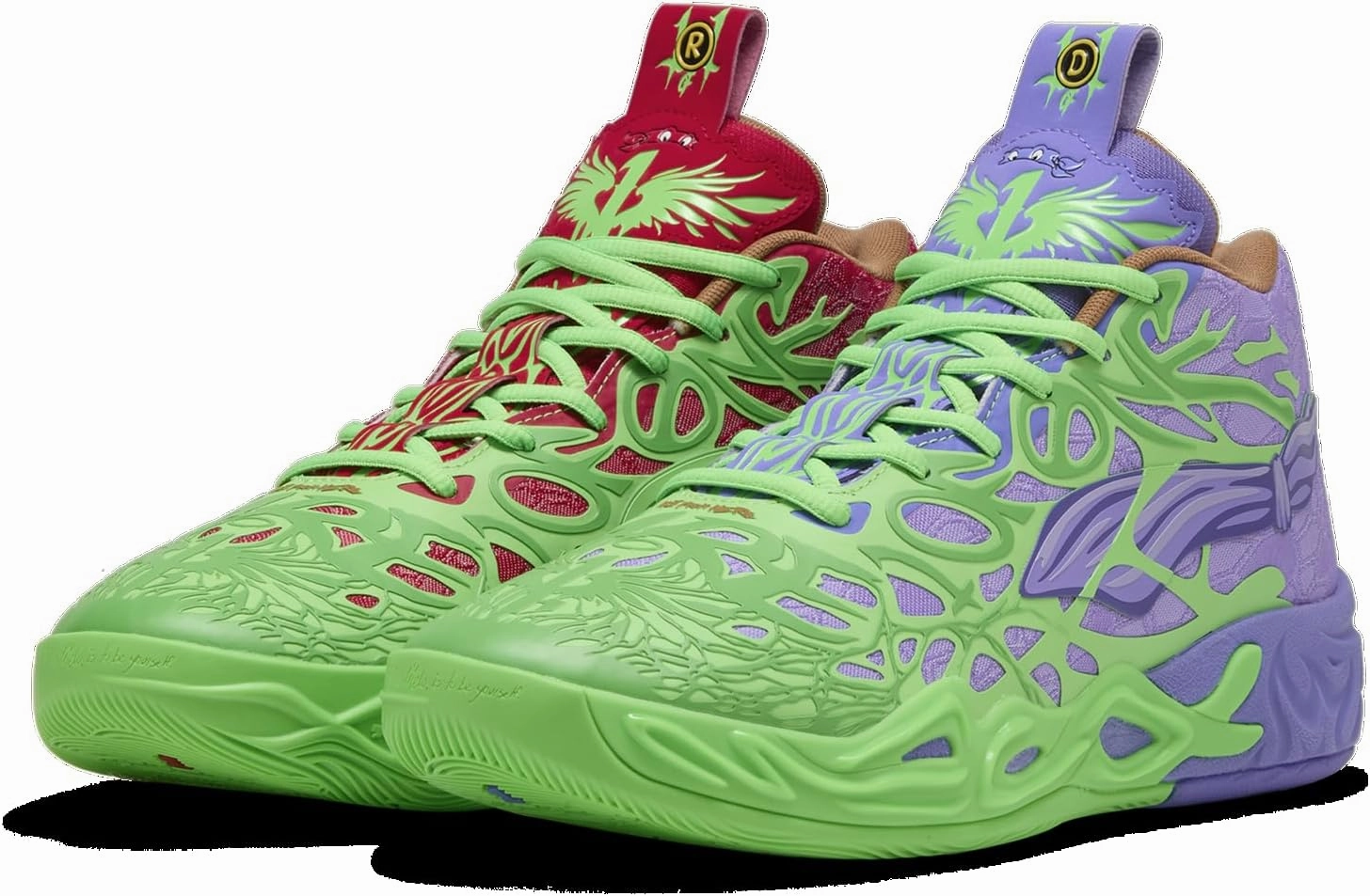 Puma MB.04 TMNT R&D - Boys' Grade School (Red/Dark Amethyst)