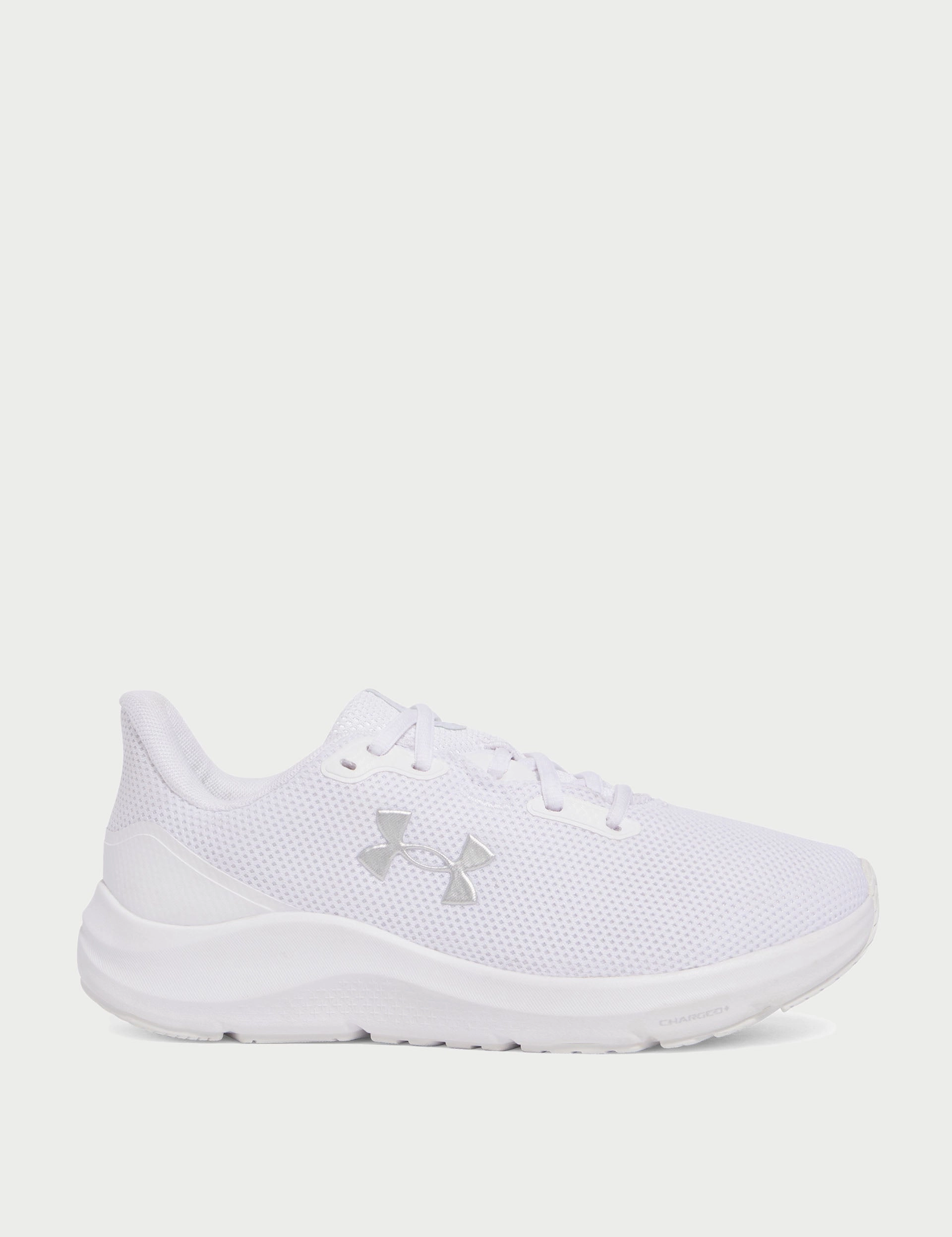 Pursuit 4 Running Shoes - White/Metallic Silver