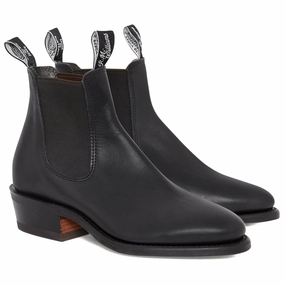R.M. Williams Comfort Lady Yearling Wide E Black