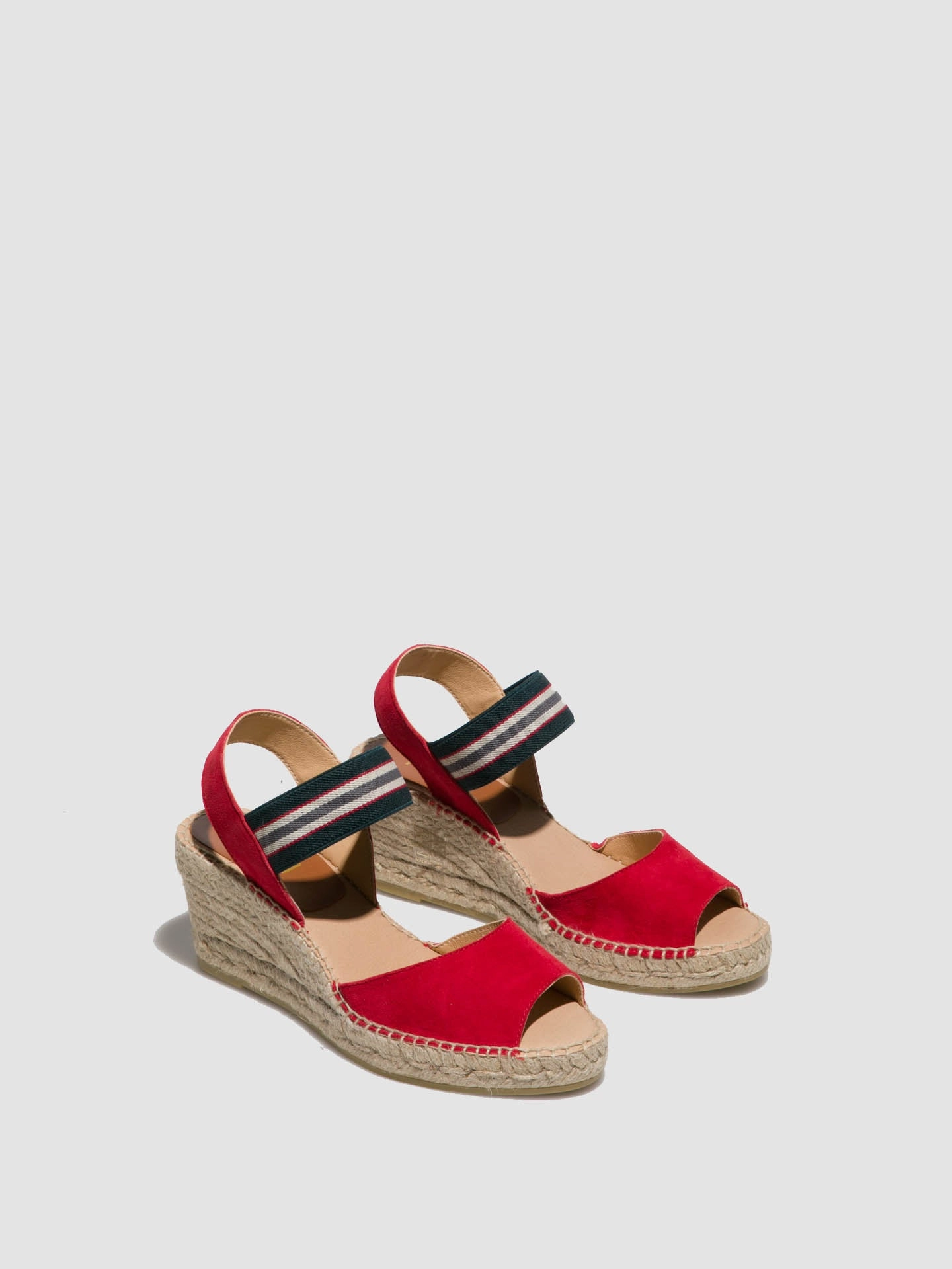Red Platform Sandals