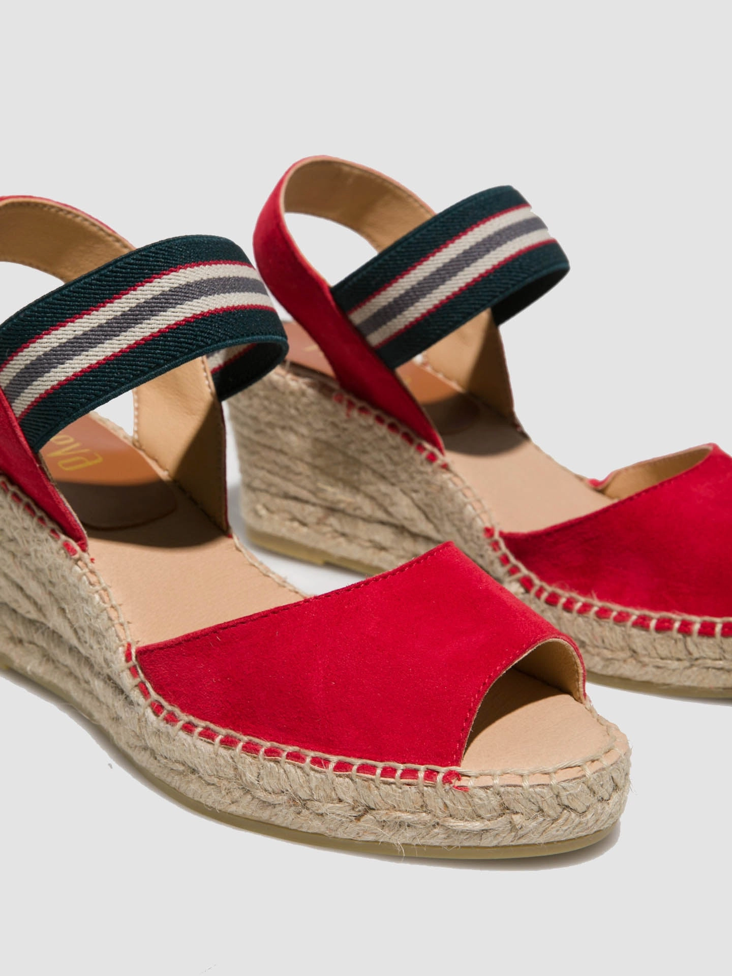 Red Platform Sandals
