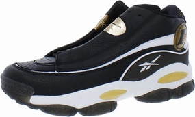 Reebok Mens The Answer DMX Faux Leather Fitness Basketball Shoes
