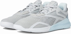 Reebok Nano X Pure Grey/Footwear White/Glass Blue 6.5 B (M)