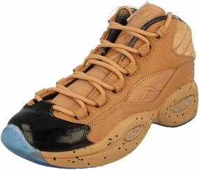 Reebok Question Mid Melody Ehsani ME Womens Hi Top Basketball Trainers Sneakers (UK 4 US 6.5 EU 37, British tan ice Blue BD4327)