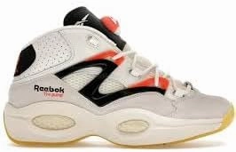 Reebok Question Pump Mid Universe H06490 Size 11 Mens, Size 13 Womens White Chalk/Black Allen Iverson