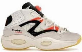 Reebok Question Pump Mid Universe H06490 Size 11 Mens, Size 13 Womens White Chalk/Black Allen Iverson