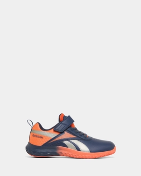 Reebok Rush Runner 5 Synthetic Vector Navy/Pump Orange