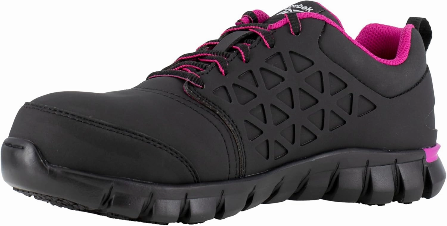 Reebok Women's Rb517 Floatride Energy Daily Work Athletic Composite Toe Shoe Blue Safety