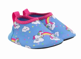 Robeez Aqua Shoes Unicorn Dreams Light Blue