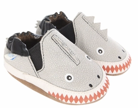 Robeez Dino Dan Grey Size 6-12m