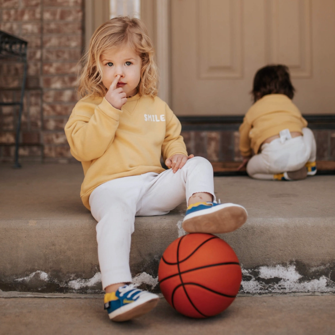 Robeez NBA Team Warriors Logo Soft Soles in Blue Size 0-6m