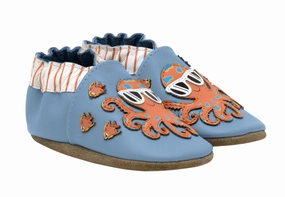 Robeez Octopus Blue Size 0-6M