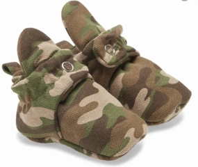 Robeez Snap Bootie Camo Green Size 6-12m