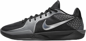 Sabrina 2 Basketball Shoes (FQ2174-001, Black/Smoke Grey/Opti Yellow/Metallic Silver) Size 6.5